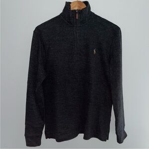 Polo by Ralph Lauren Black Zip Up Sweater